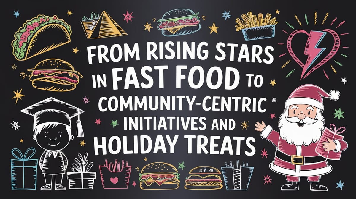 November 20th QSR Roundup: From Rising Stars in Fast Food to Community-Centric Initiatives and Holiday Treats