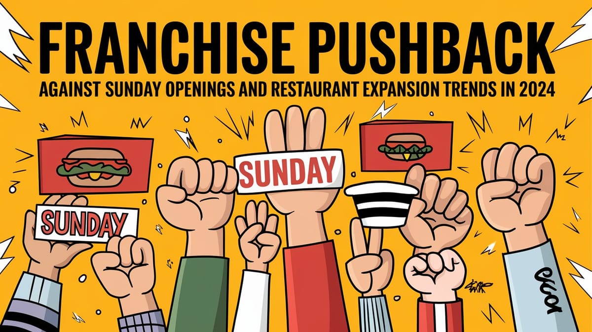 January 13th QSR Roundup: Franchise Pushback Against Sunday Openings and Restaurant Expansion Trends in 2024