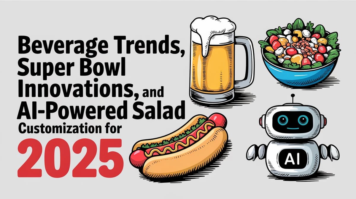 January 25th QSR Roundup: Beverage Trends, Super Bowl Innovations, and AI-Powered Salad Customization for 2025