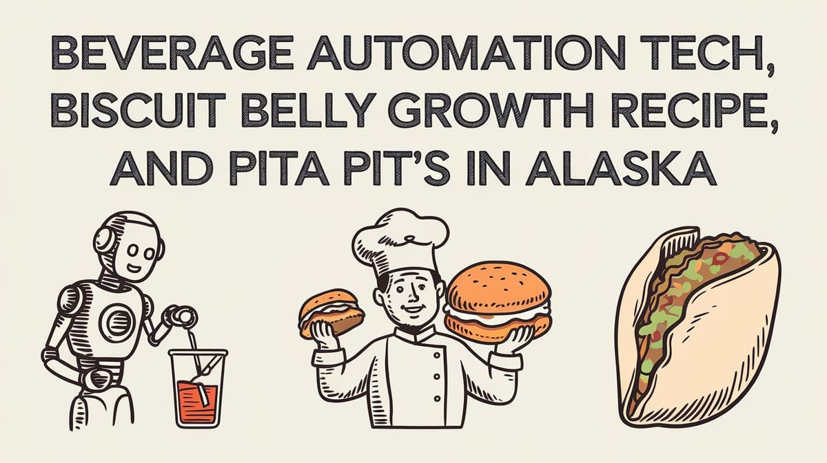 February 18th QSR Roundup: Beverage Automation Tech, Biscuit Belly Growth Recipe,  and Pita Pit's in Alaska