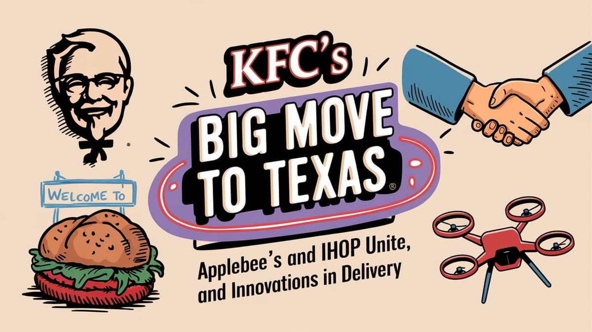 February 19th QSR Roundup: KFC's Big Move to Texas, Applebee's and IHOP Unite, and Innovations in Delivery