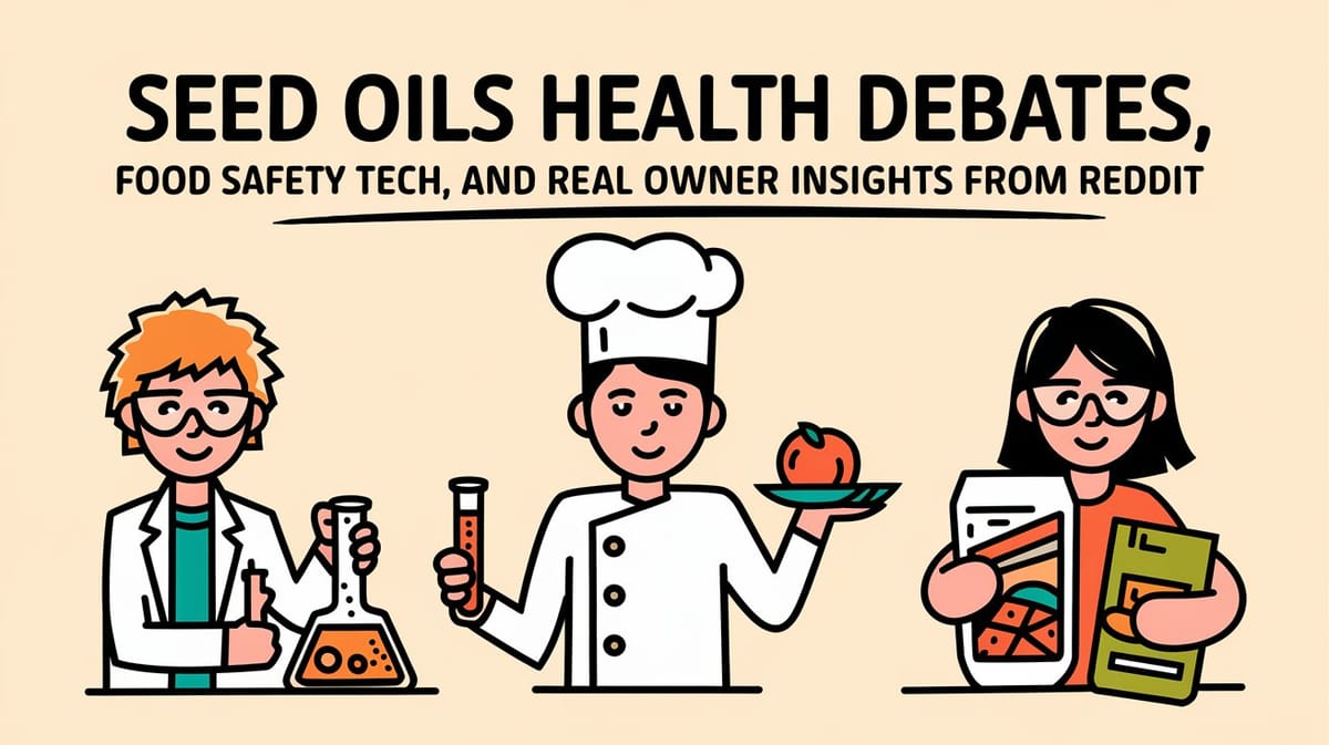 March 2nd QSR Roundup: Seed Oils Health debates, Food Safety Tech, and Real Owner Insights from Reddit