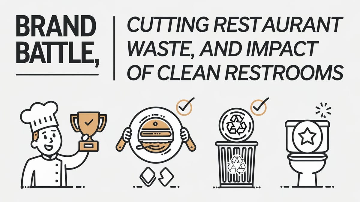 March 11th QSR Roundup: Brand Battle, Cutting Restaurant Waste, and Impact of Clean Restrooms