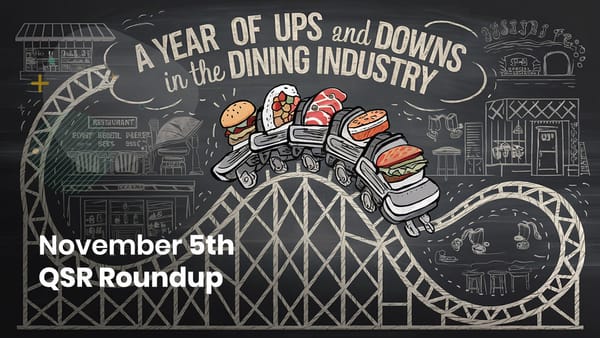 November 5th QSR Roundup: A Year of Ups and Downs in the Dining Industry