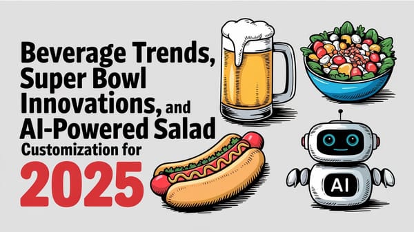 January 25th QSR Roundup: Beverage Trends, Super Bowl Innovations, and AI-Powered Salad Customization for 2025