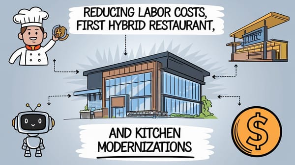 February 20th QSR Roundup: Reducing Labor Costs, First Hybrid Restaurant, and Kitchen Modernizations