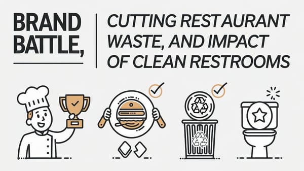 March 11th QSR Roundup: Brand Battle, Cutting Restaurant Waste, and Impact of Clean Restrooms