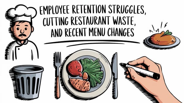 March 12th QSR Roundup: Employee Retention Struggles, Cutting Restaurant Waste, and Recent Menu Changes